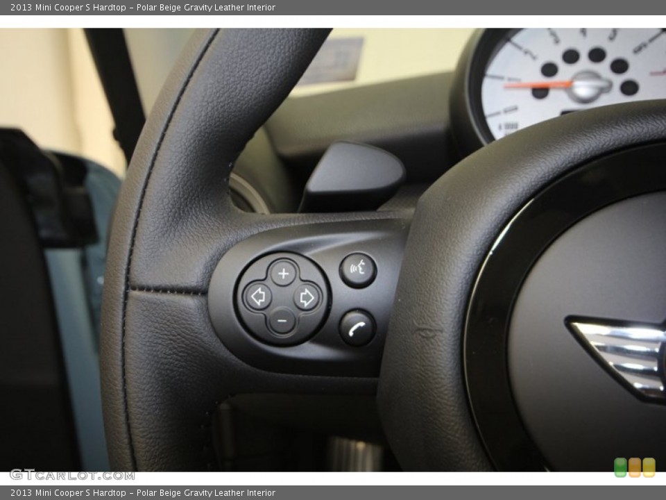 Polar Beige Gravity Leather Interior Controls for the 2013 Mini Cooper S Hardtop #73982561