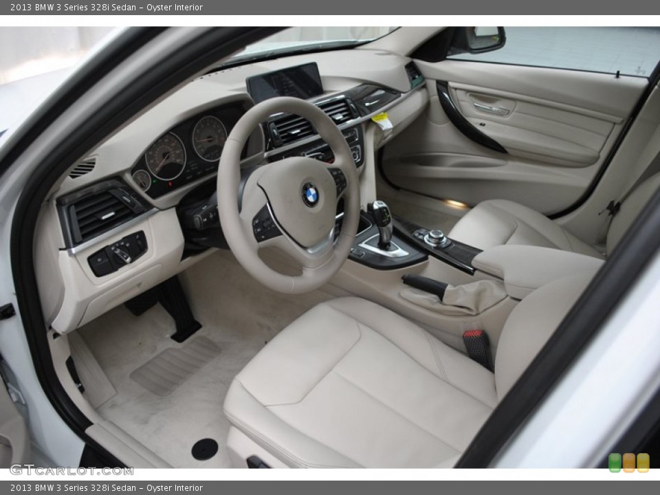 Oyster Interior Prime Interior for the 2013 BMW 3 Series 328i Sedan #73982681