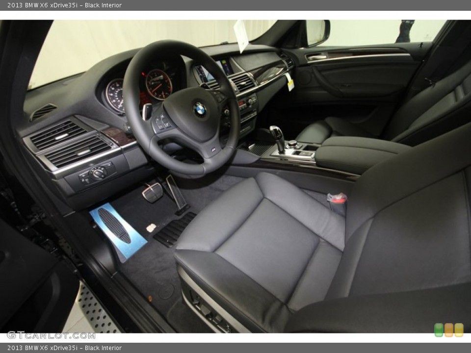 Black Interior Prime Interior for the 2013 BMW X6 xDrive35i #73982765