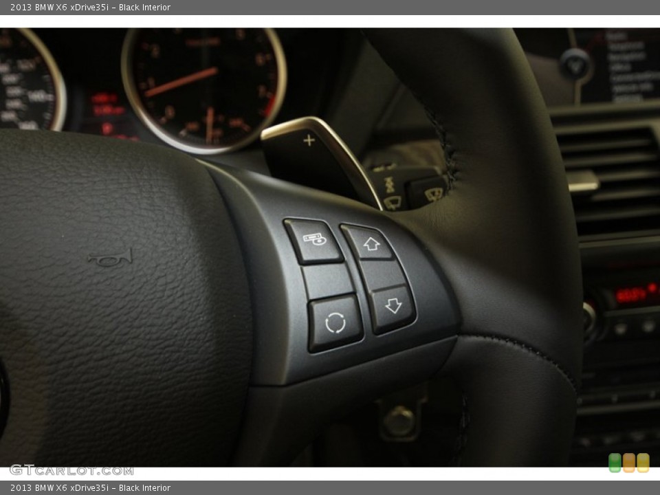 Black Interior Controls for the 2013 BMW X6 xDrive35i #73982792