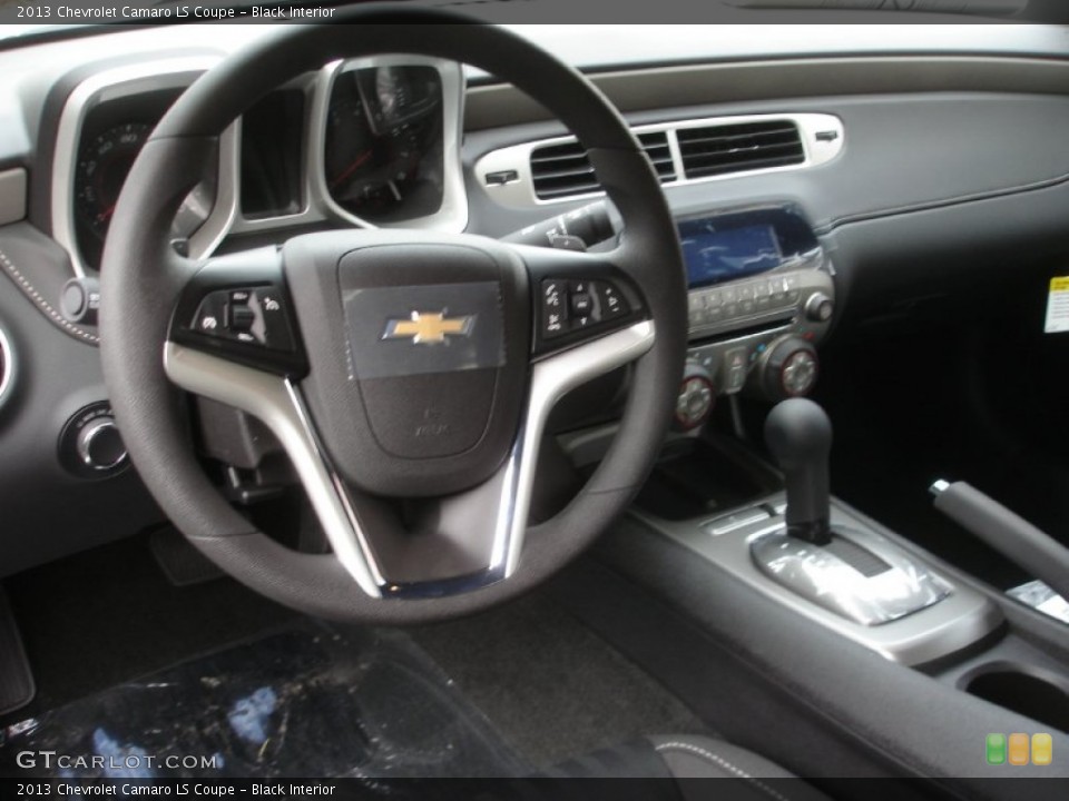 Black Interior Dashboard for the 2013 Chevrolet Camaro LS Coupe #73985714