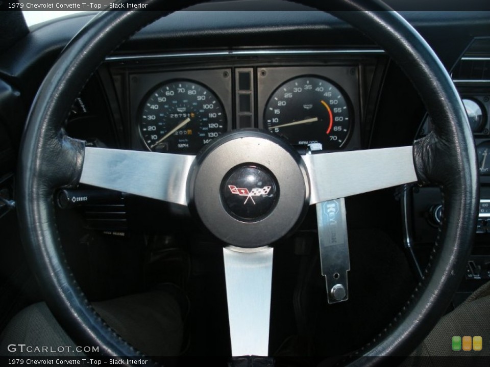 Black Interior Steering Wheel for the 1979 Chevrolet Corvette T-Top #73985972