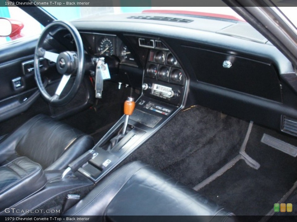 Black Interior Dashboard for the 1979 Chevrolet Corvette T-Top #73985975