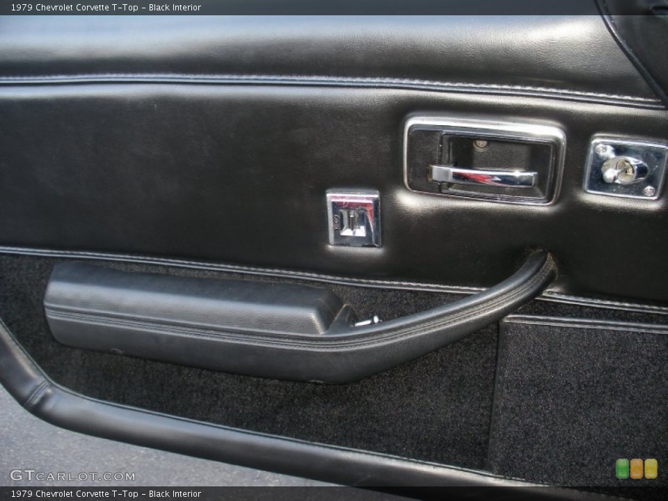 Black Interior Door Panel for the 1979 Chevrolet Corvette T-Top #73985987