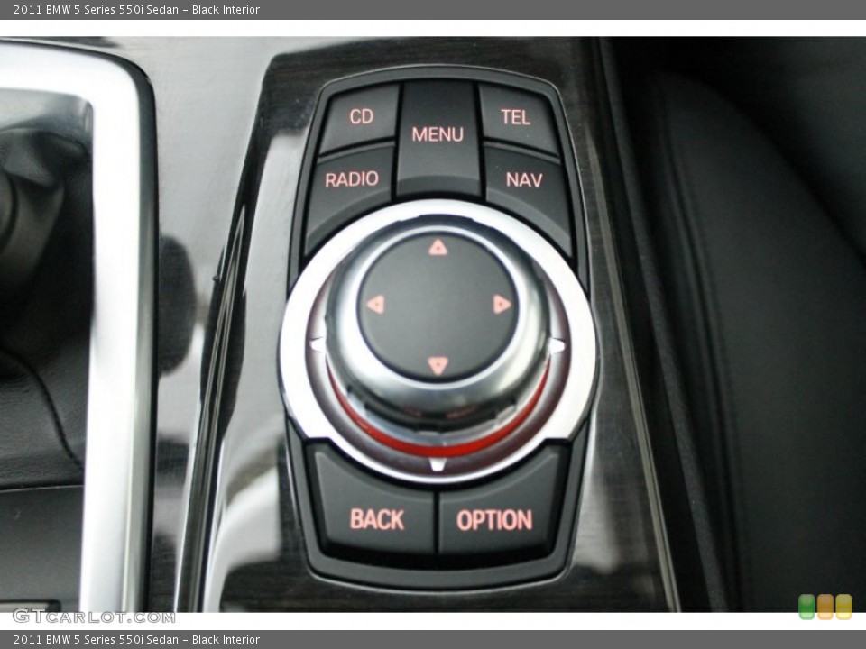 Black Interior Controls for the 2011 BMW 5 Series 550i Sedan #73990257