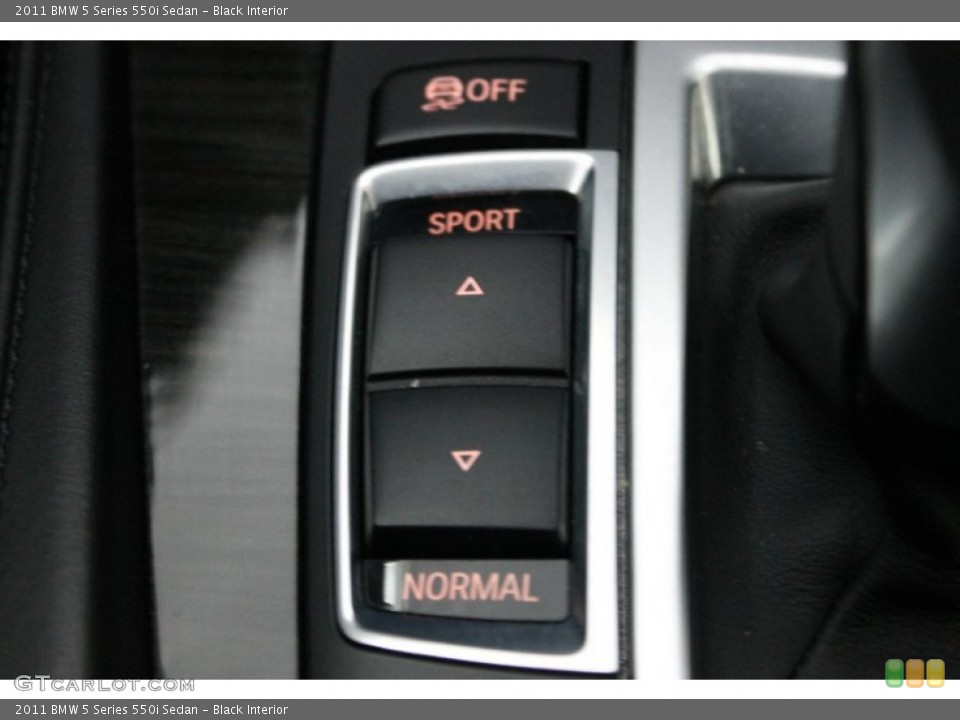 Black Interior Controls for the 2011 BMW 5 Series 550i Sedan #73990298
