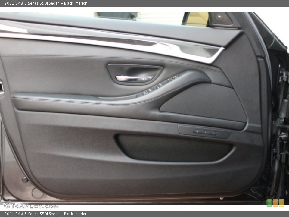 Black Interior Door Panel for the 2011 BMW 5 Series 550i Sedan #73990360