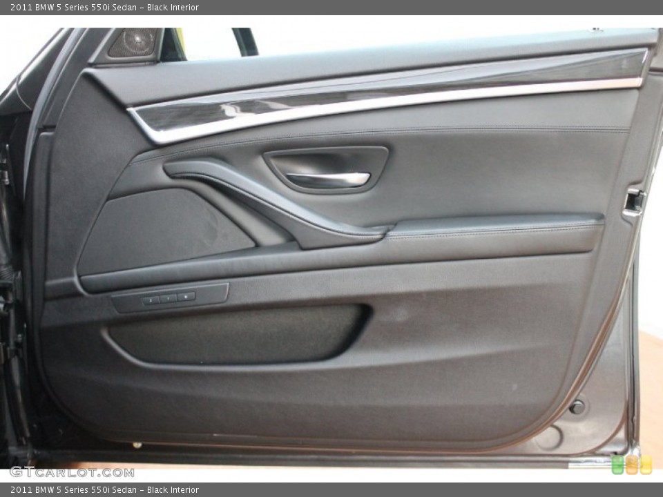 Black Interior Door Panel for the 2011 BMW 5 Series 550i Sedan #73990379