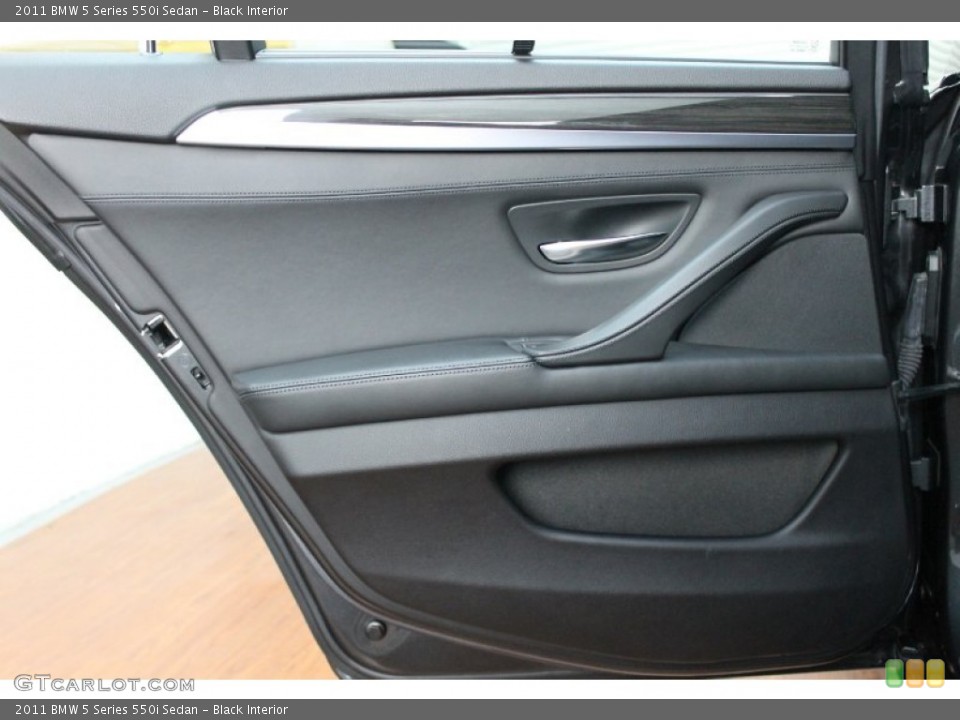 Black Interior Door Panel for the 2011 BMW 5 Series 550i Sedan #73990402