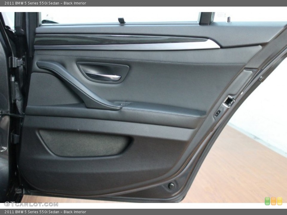 Black Interior Door Panel for the 2011 BMW 5 Series 550i Sedan #73990428