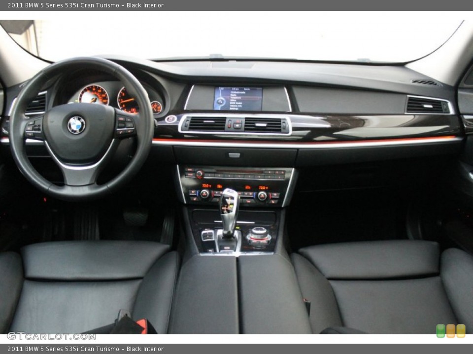 Black Interior Dashboard for the 2011 BMW 5 Series 535i Gran Turismo #73990935