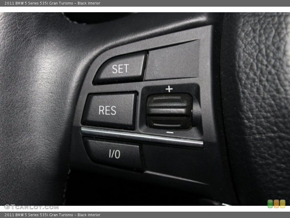 Black Interior Controls for the 2011 BMW 5 Series 535i Gran Turismo #73991142