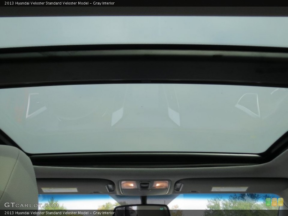 Gray Interior Sunroof for the 2013 Hyundai Veloster  #73992116