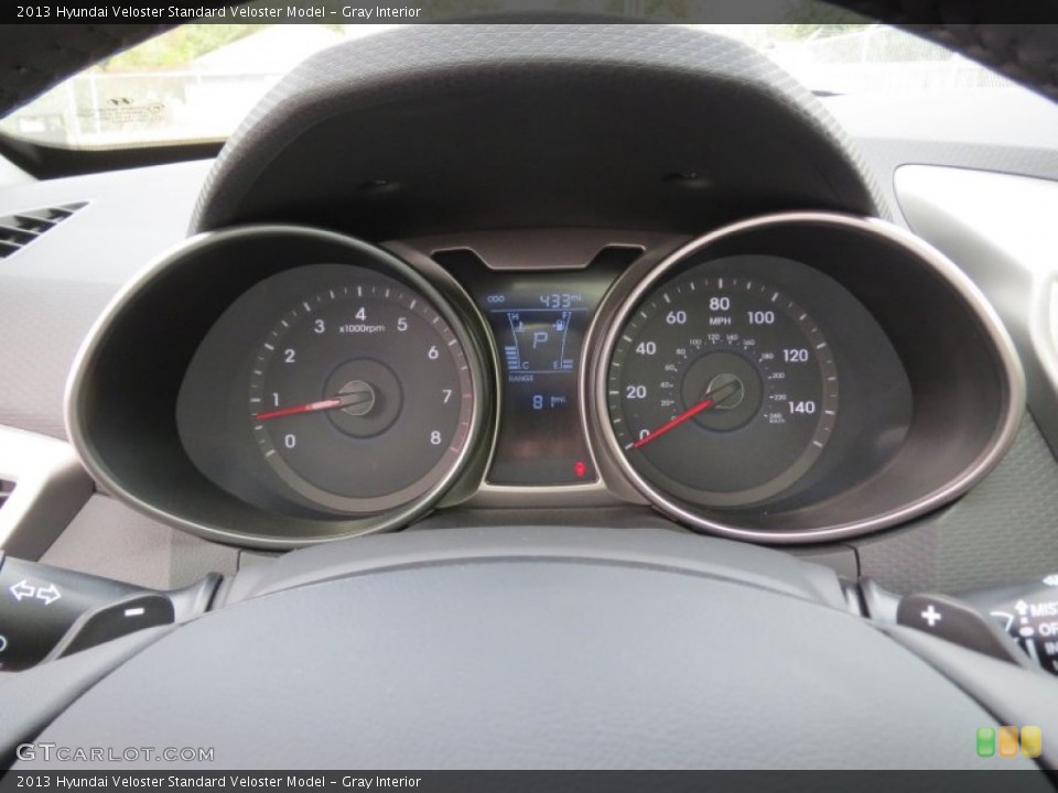 Gray Interior Gauges for the 2013 Hyundai Veloster  #73992274