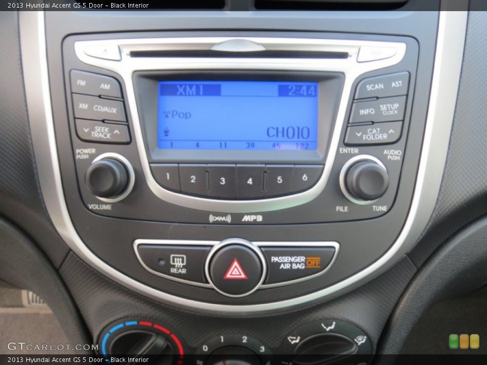 Black Interior Audio System for the 2013 Hyundai Accent GS 5 Door #73992834