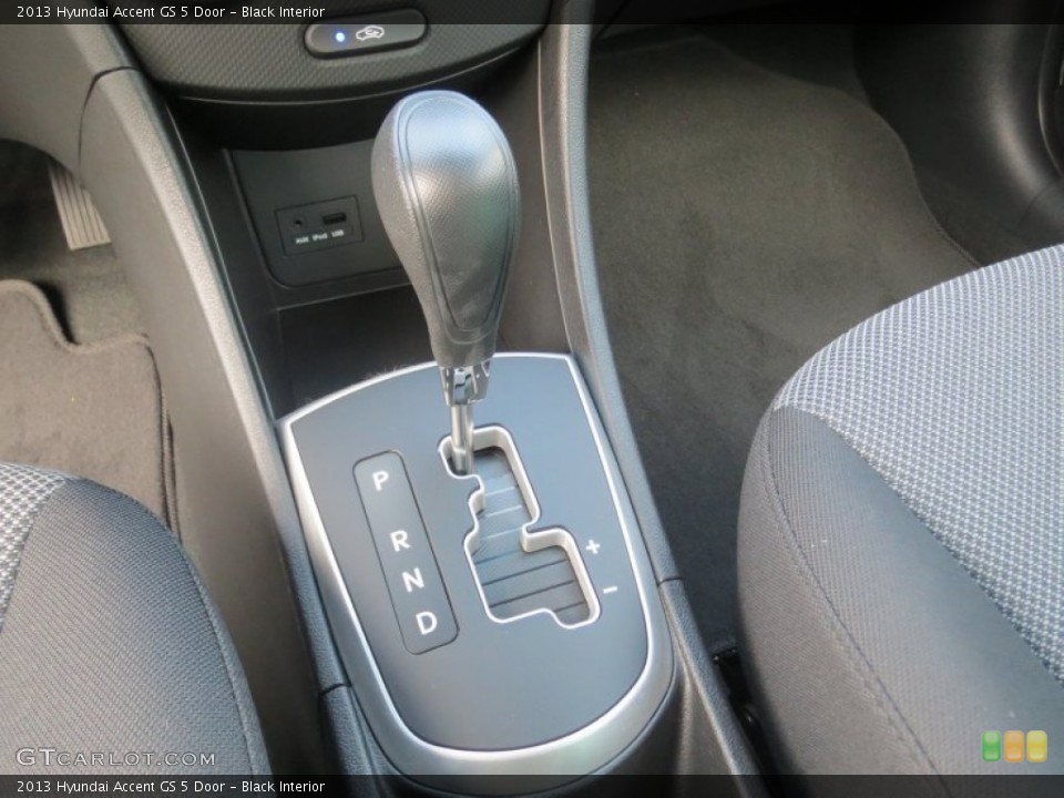 Black Interior Transmission for the 2013 Hyundai Accent GS 5 Door #73992874