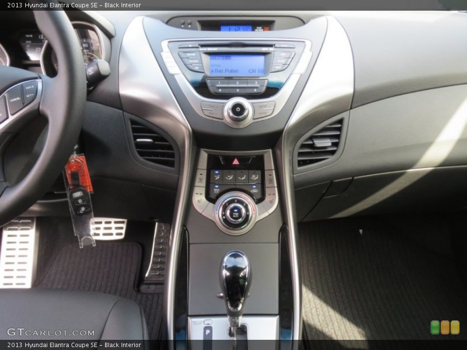 Black Interior Controls for the 2013 Hyundai Elantra Coupe SE #73993455