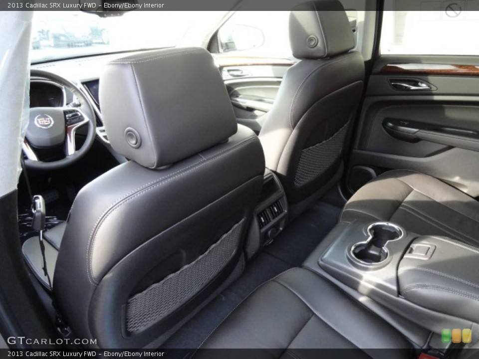 Ebony/Ebony Interior Rear Seat for the 2013 Cadillac SRX Luxury FWD #73993470