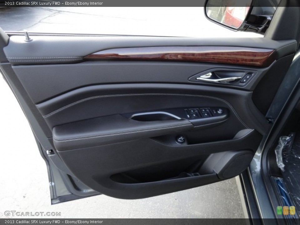 Ebony/Ebony Interior Door Panel for the 2013 Cadillac SRX Luxury FWD #73993528