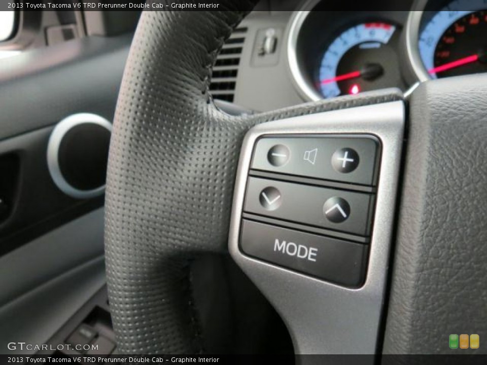 Graphite Interior Controls for the 2013 Toyota Tacoma V6 TRD Prerunner Double Cab #73994150