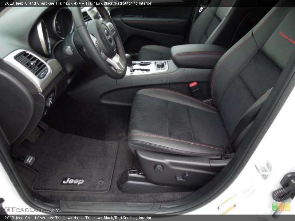 Trailhawk Black/Red Stitching Interior Photo for the 2013 Jeep Grand Cherokee Trailhawk 4x4 #73994823