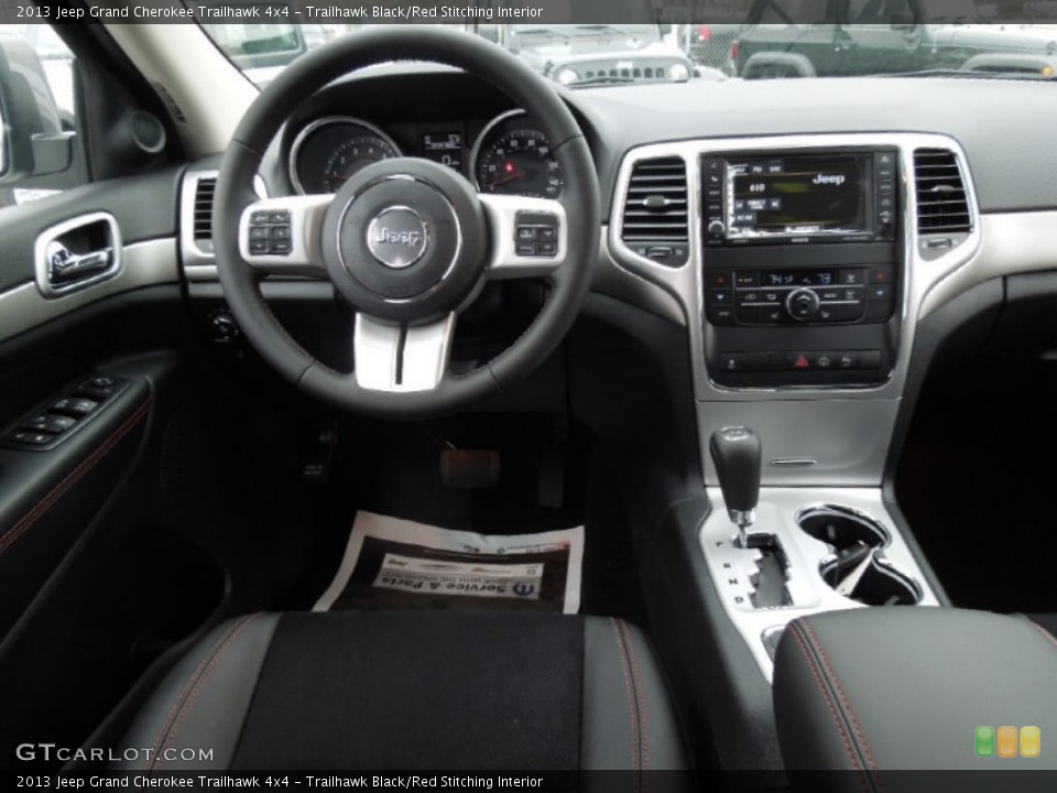 Trailhawk Black/Red Stitching Interior Dashboard for the 2013 Jeep Grand Cherokee Trailhawk 4x4 #73995065