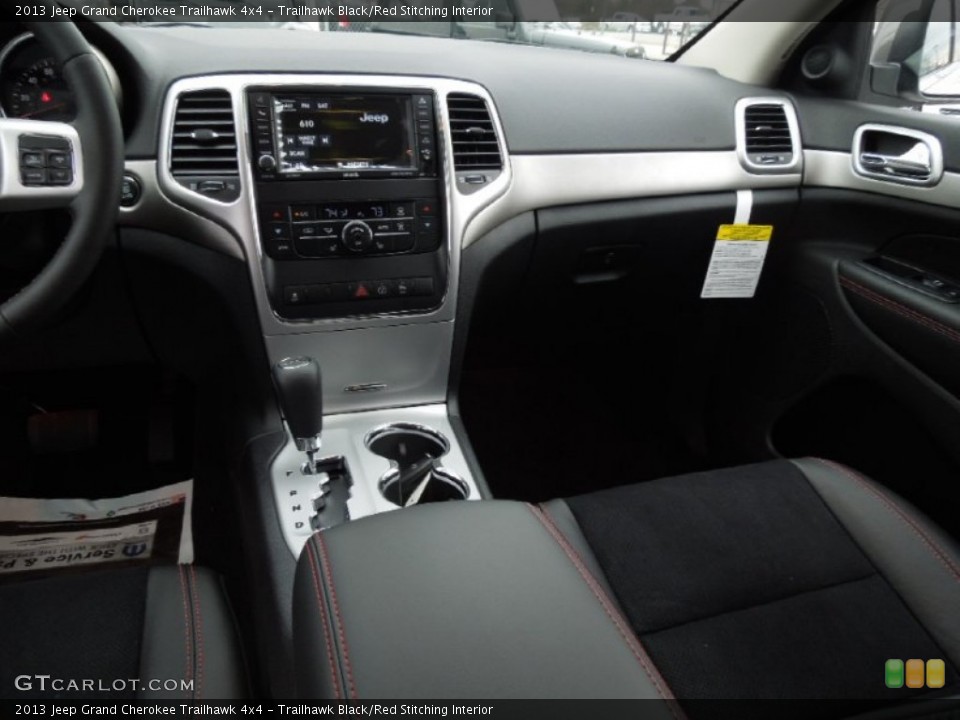 Trailhawk Black/Red Stitching Interior Dashboard for the 2013 Jeep Grand Cherokee Trailhawk 4x4 #73995090