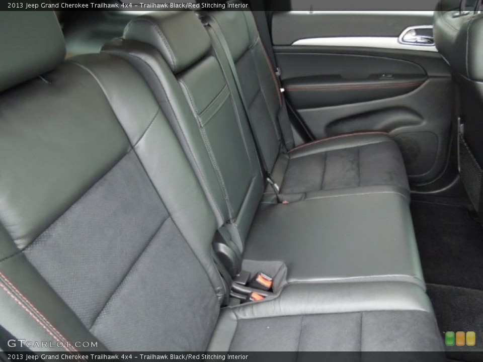 Trailhawk Black/Red Stitching Interior Rear Seat for the 2013 Jeep Grand Cherokee Trailhawk 4x4 #73995142