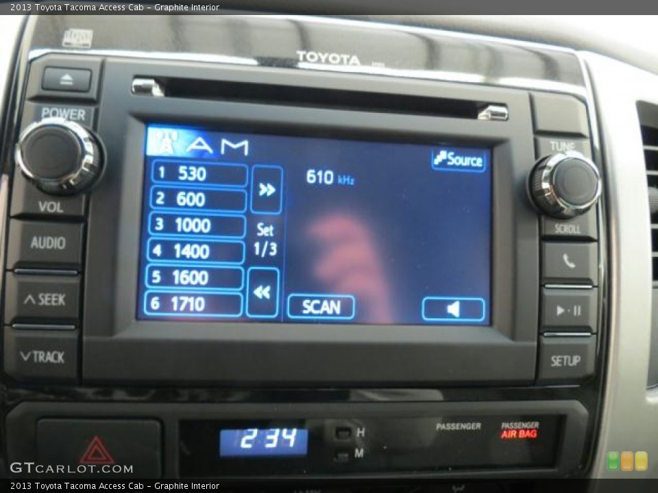 Graphite Interior Controls for the 2013 Toyota Tacoma Access Cab #73995273