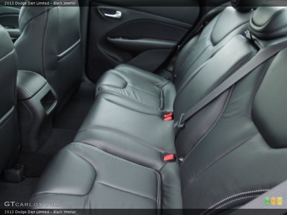 Black Interior Rear Seat for the 2013 Dodge Dart Limited #73995789