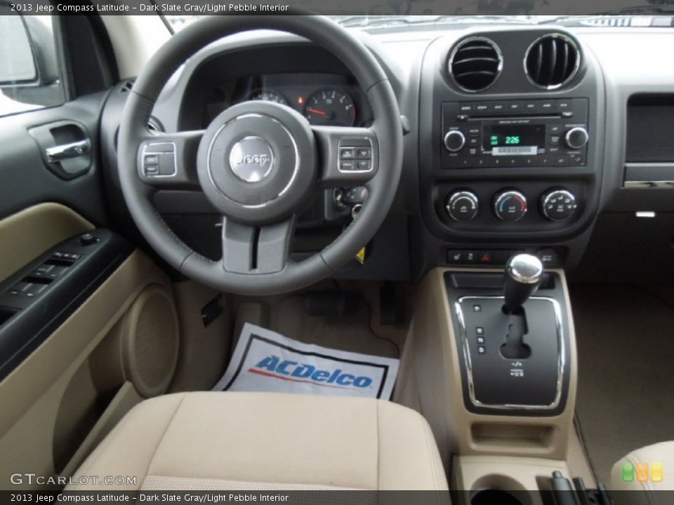 Dark Slate Gray/Light Pebble Interior Dashboard for the 2013 Jeep Compass Latitude #73996464