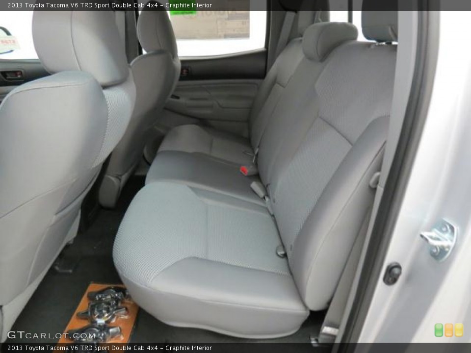 Graphite Interior Rear Seat for the 2013 Toyota Tacoma V6 TRD Sport Double Cab 4x4 #73996965