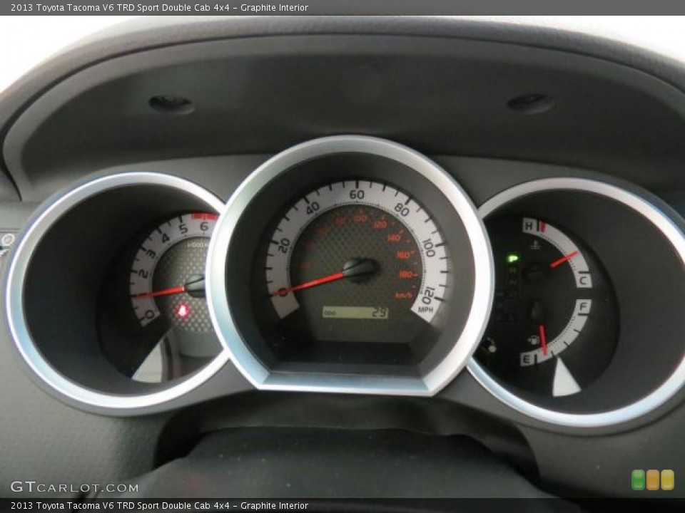 Graphite Interior Gauges for the 2013 Toyota Tacoma V6 TRD Sport Double Cab 4x4 #73997031