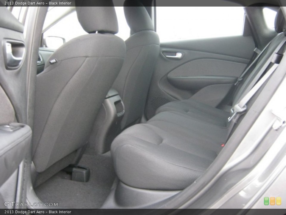 Black Interior Rear Seat for the 2013 Dodge Dart Aero #73997996