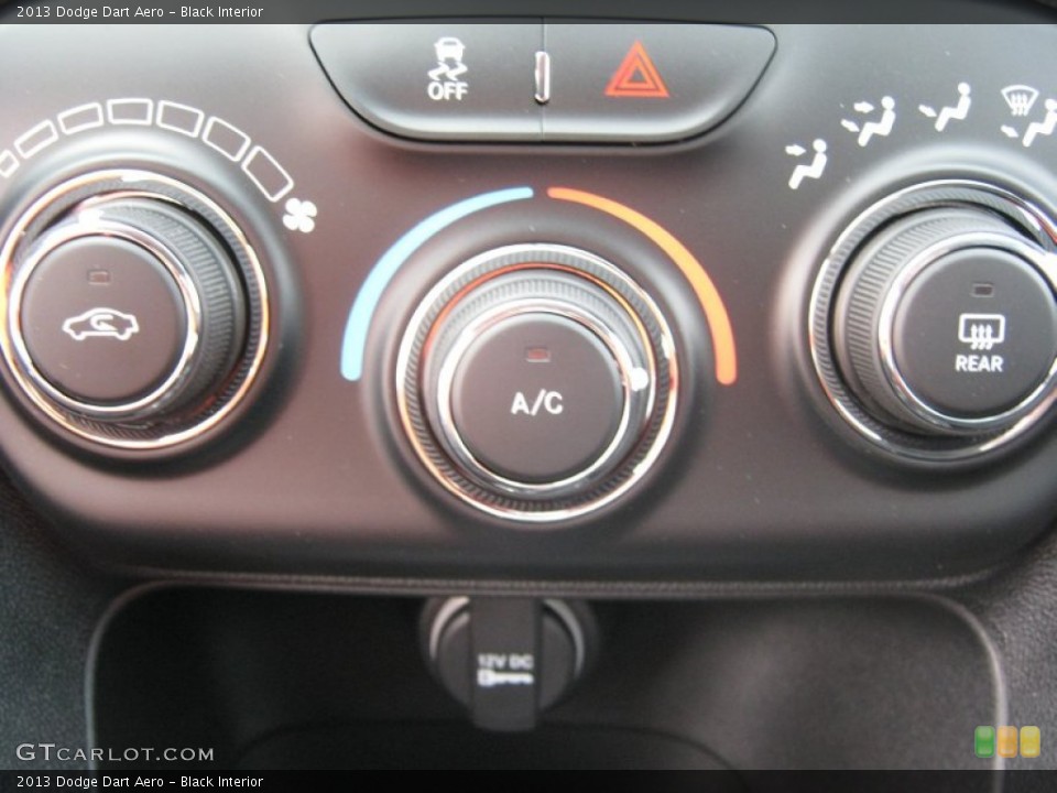 Black Interior Controls for the 2013 Dodge Dart Aero #73998162