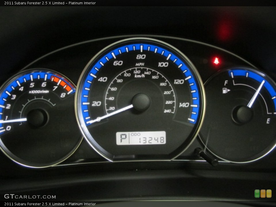 Platinum Interior Gauges for the 2011 Subaru Forester 2.5 X Limited #73998619