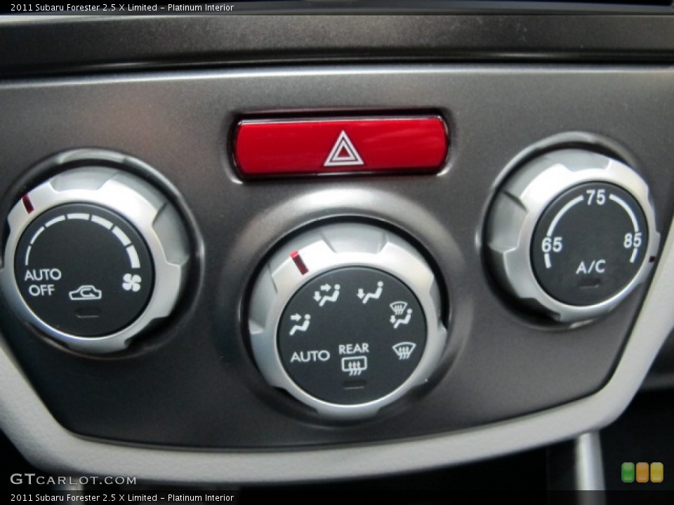 Platinum Interior Controls for the 2011 Subaru Forester 2.5 X Limited #73998693