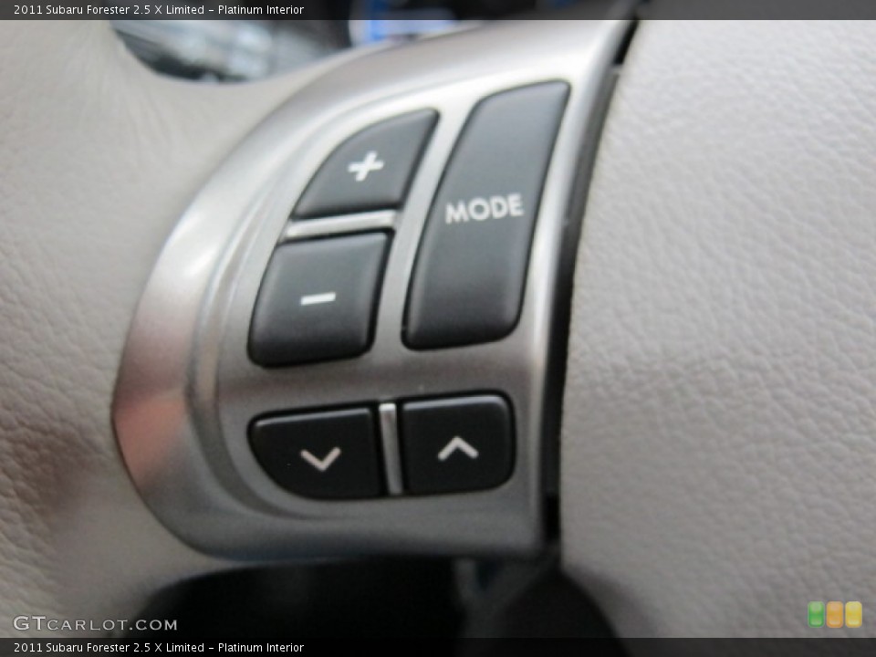 Platinum Interior Controls for the 2011 Subaru Forester 2.5 X Limited #73998810