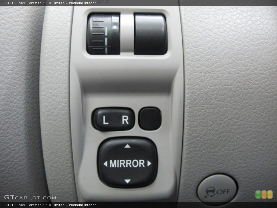 Platinum Interior Controls for the 2011 Subaru Forester 2.5 X Limited #73998846