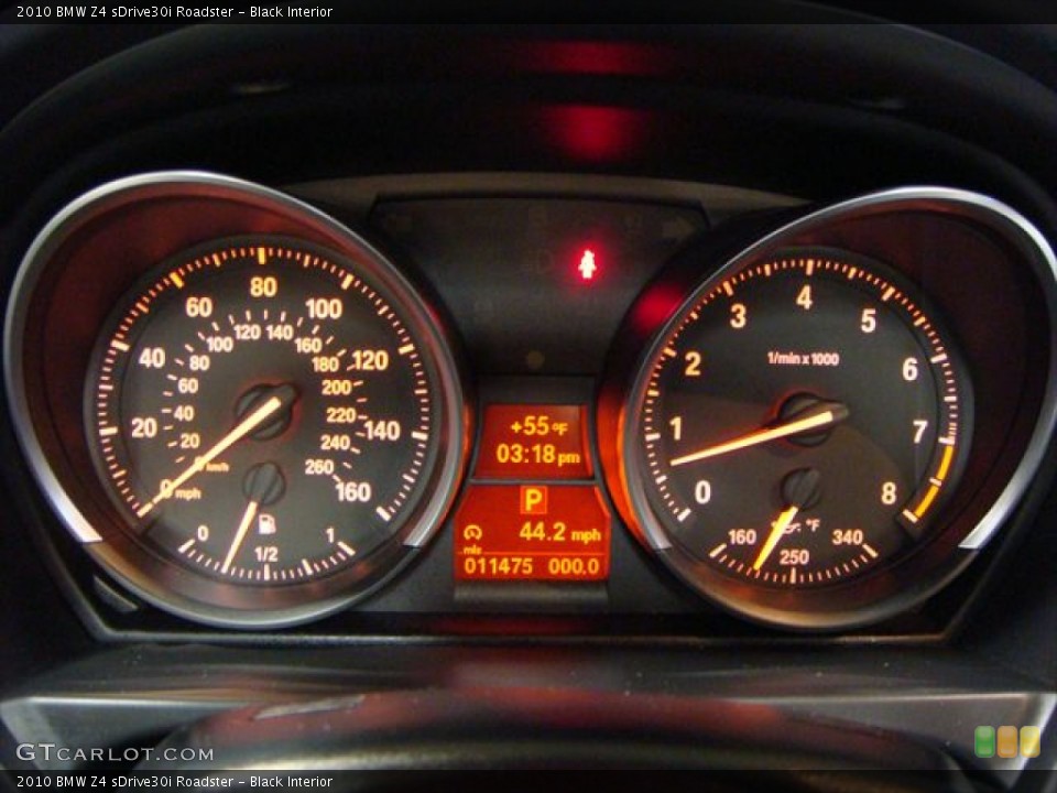 Black Interior Gauges for the 2010 BMW Z4 sDrive30i Roadster #74000238