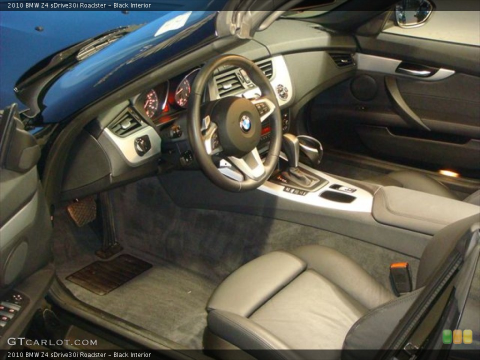 Black 2010 BMW Z4 Interiors