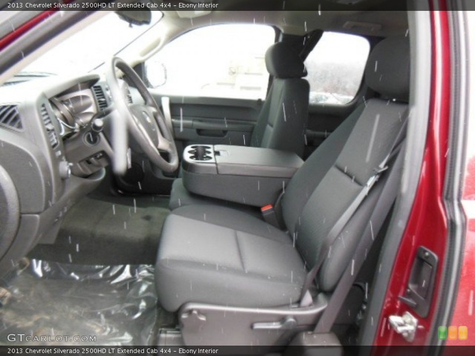 Ebony Interior Front Seat for the 2013 Chevrolet Silverado 2500HD LT Extended Cab 4x4 #74000760