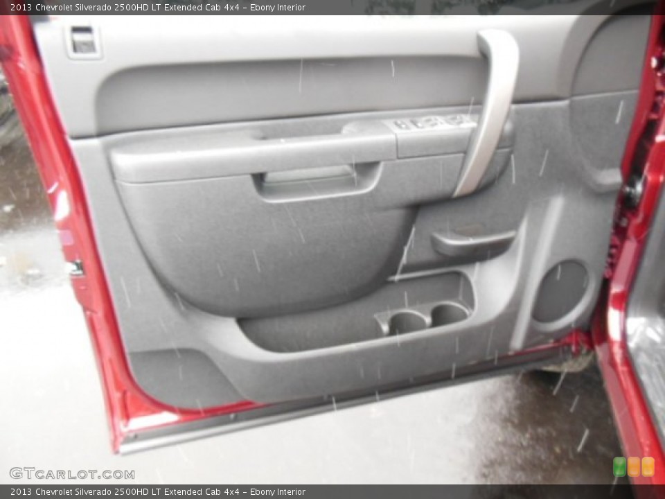 Ebony Interior Door Panel for the 2013 Chevrolet Silverado 2500HD LT Extended Cab 4x4 #74000775