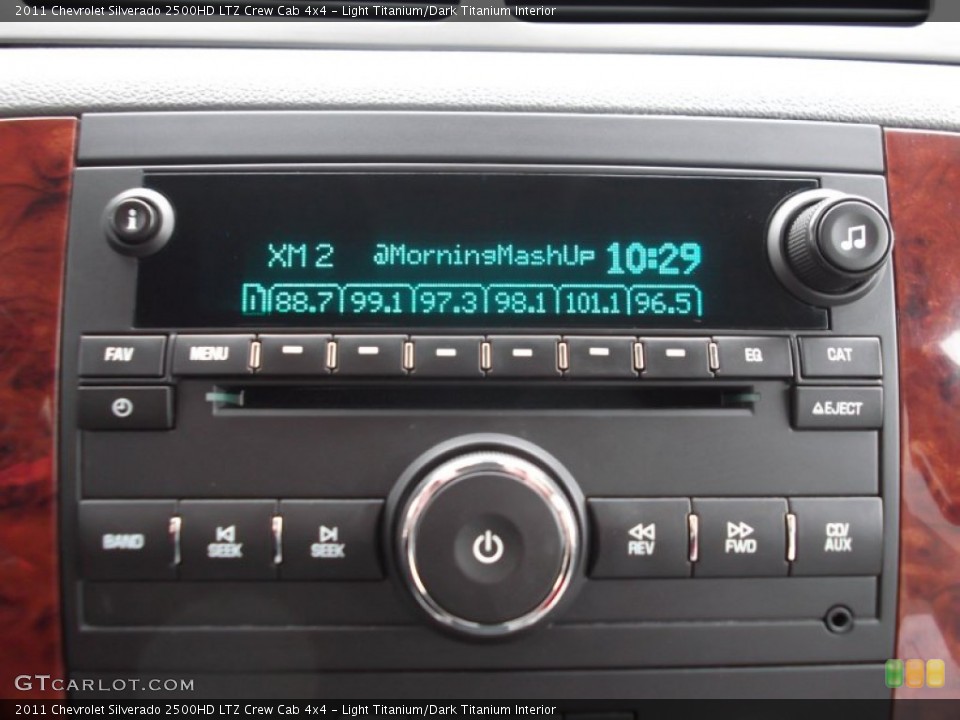 Light Titanium/Dark Titanium Interior Audio System for the 2011 Chevrolet Silverado 2500HD LTZ Crew Cab 4x4 #74001672