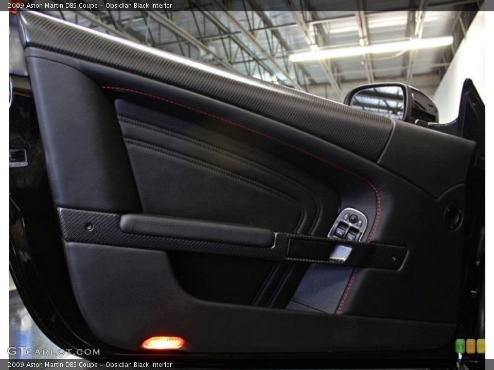 Obsidian Black Interior Door Panel for the 2009 Aston Martin DBS Coupe #74001837