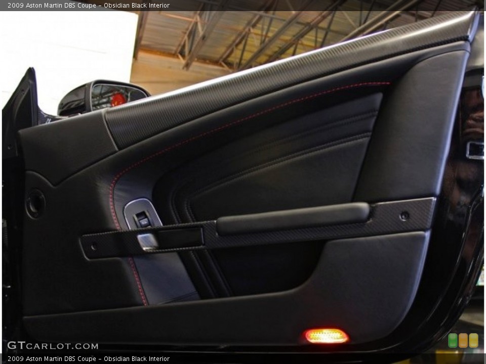 Obsidian Black Interior Door Panel for the 2009 Aston Martin DBS Coupe #74001854