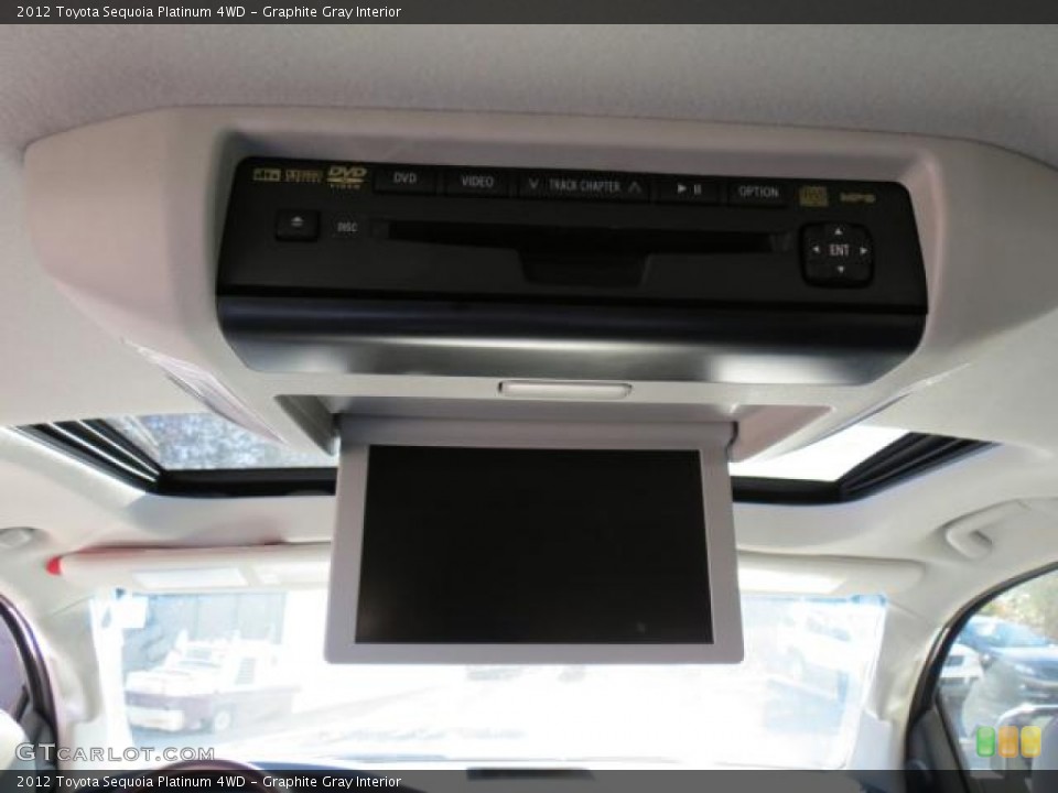 Graphite Gray Interior Entertainment System for the 2012 Toyota Sequoia Platinum 4WD #74001864