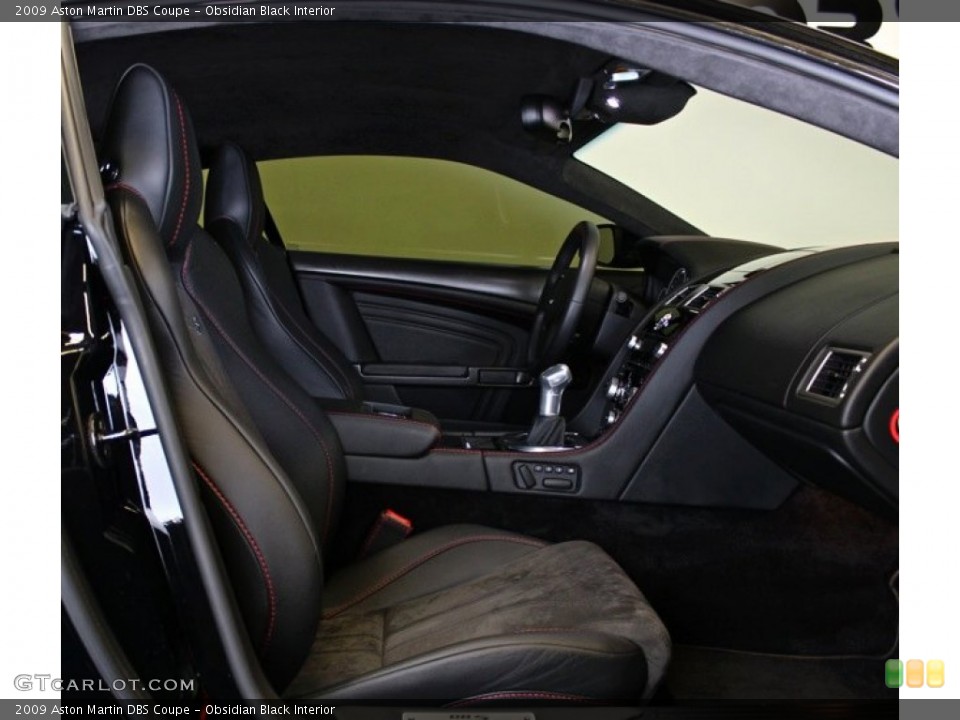 Obsidian Black Interior Photo for the 2009 Aston Martin DBS Coupe #74001894