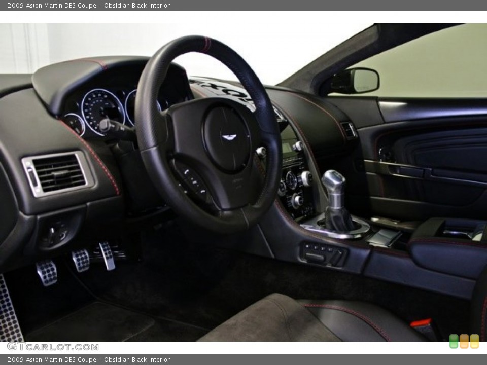 Obsidian Black Interior Prime Interior for the 2009 Aston Martin DBS Coupe #74001984