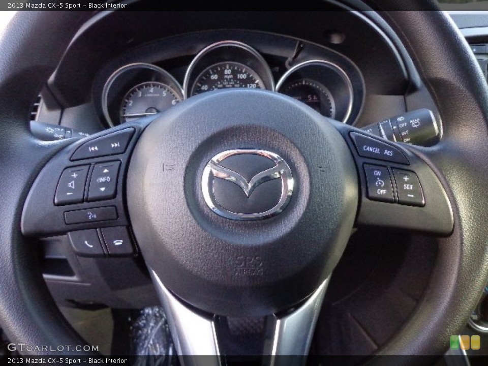 Black Interior Controls for the 2013 Mazda CX-5 Sport #74002995